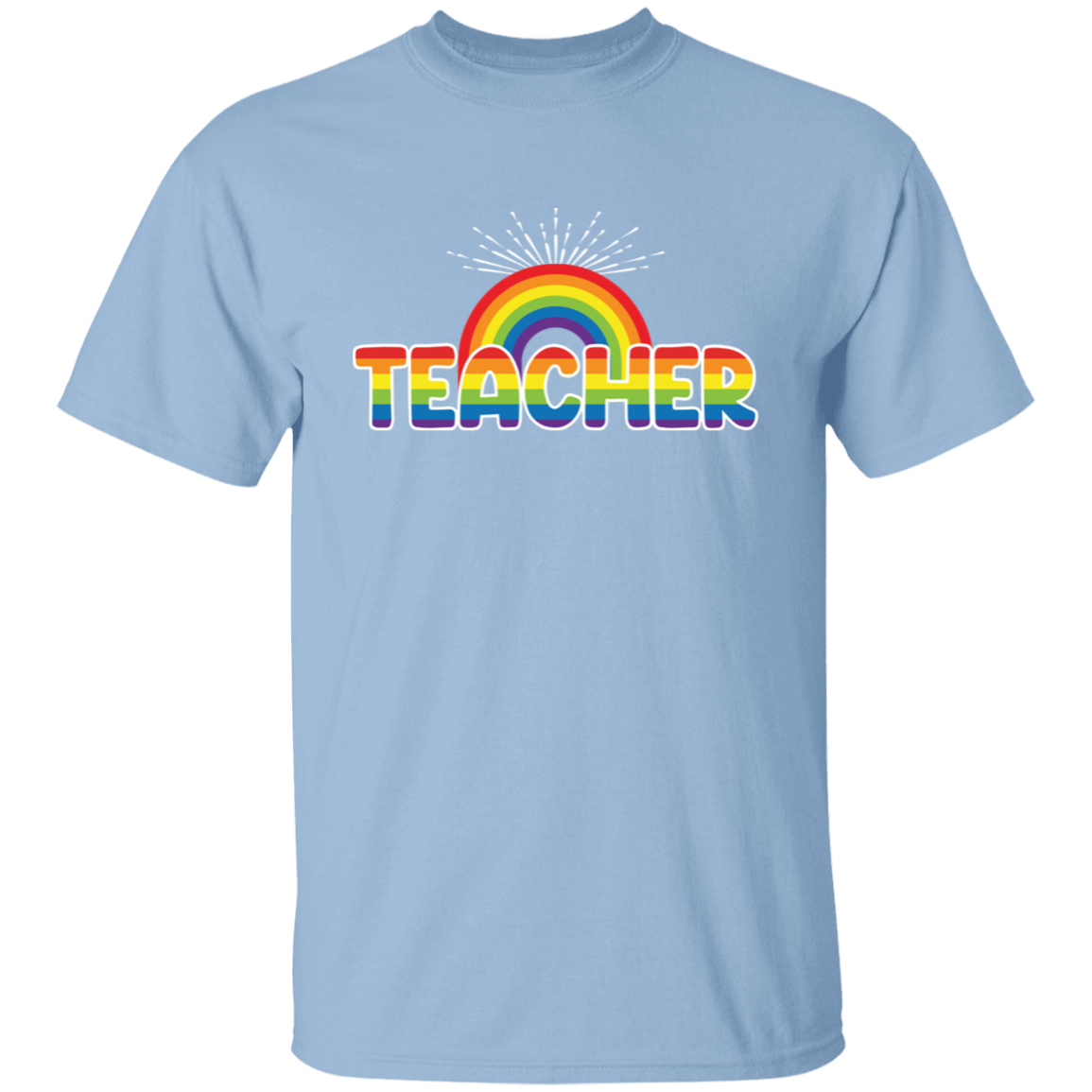 Teacher Rainbow Premium Tee