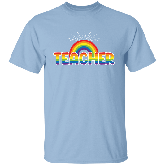 Teacher Rainbow Premium Tee